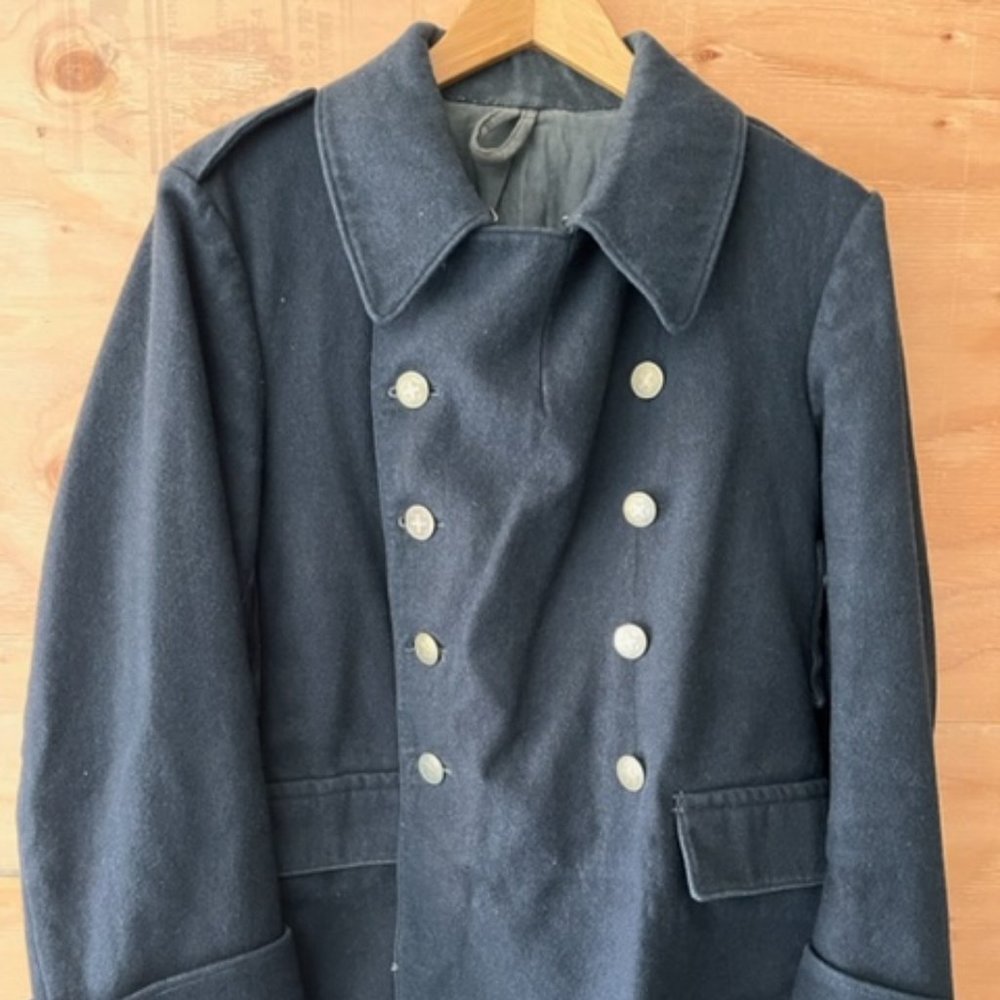WW1 Swiss Army Medic Pea Coat Military Jacket Switzerland